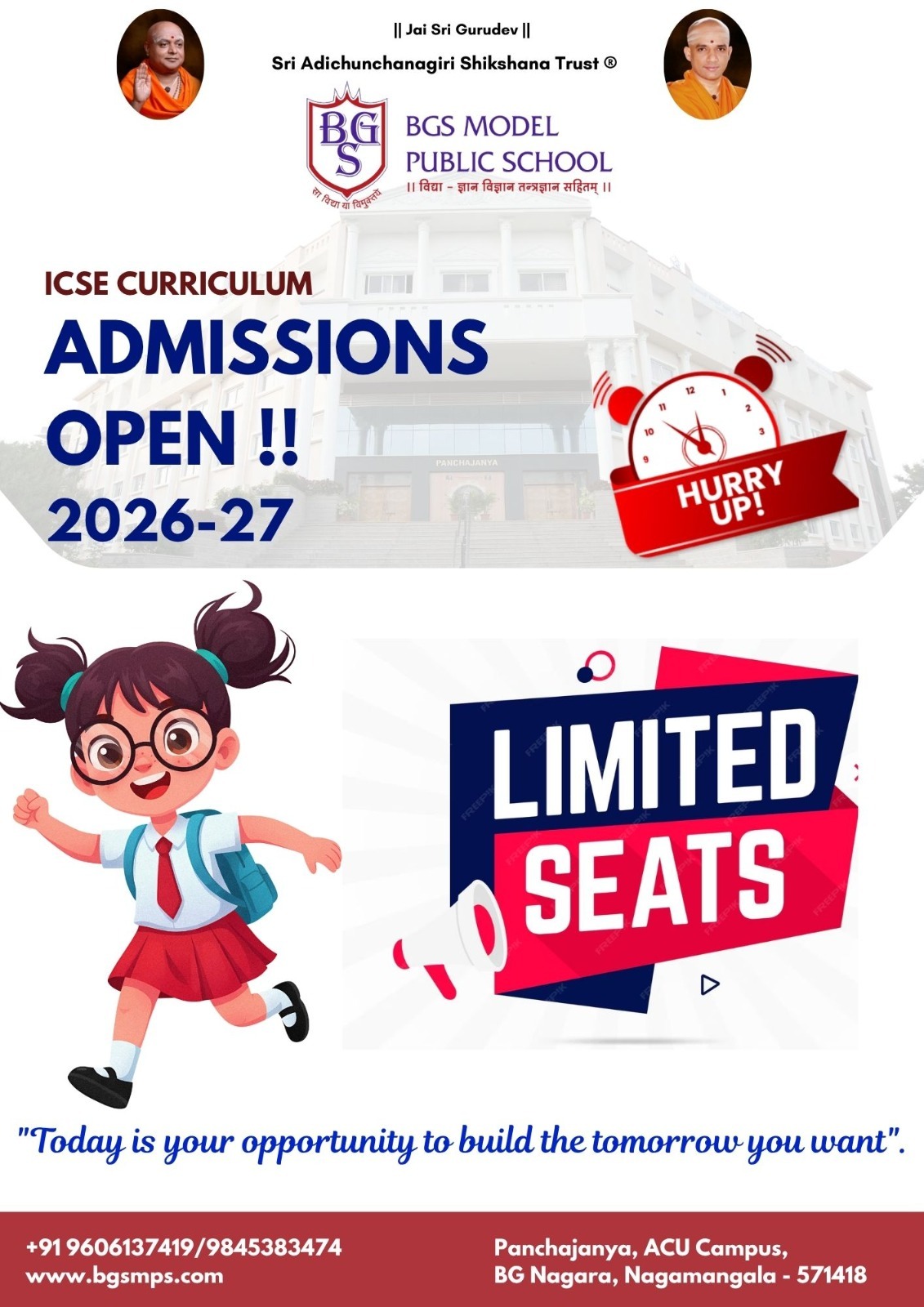 Admissions Open